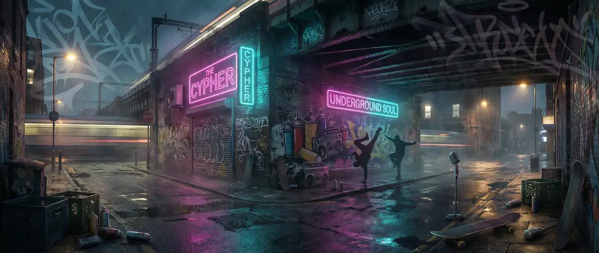 《小和尚》金银花 - 城市街头文化夜景